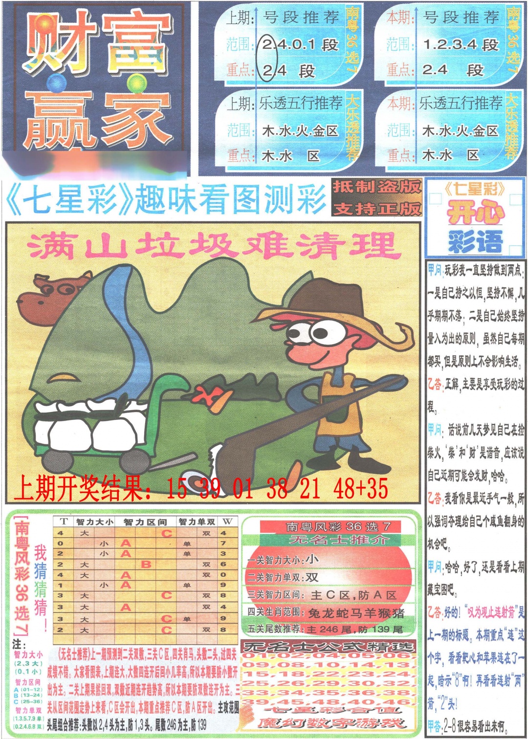 096期七星彩图(高清)[图]