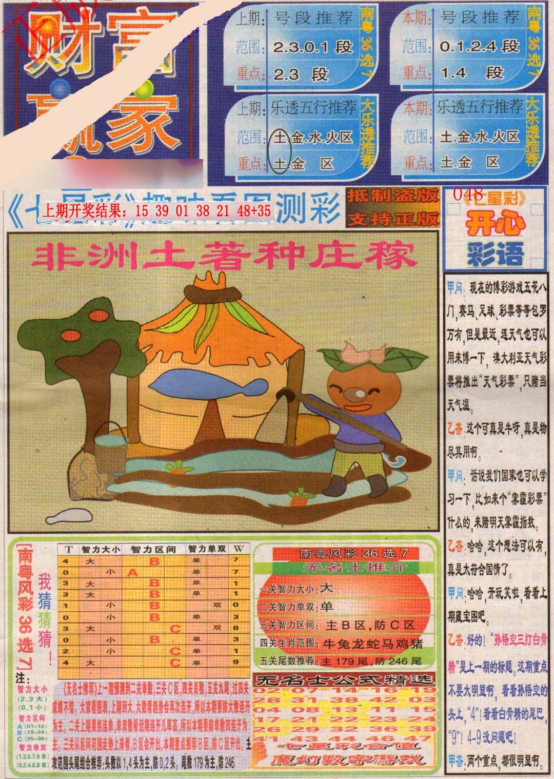 096期财富赢家（七星彩）[图]