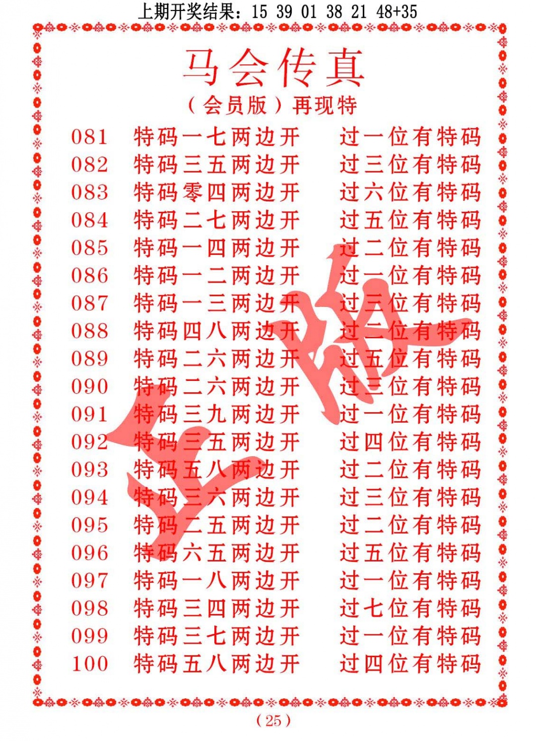 096期马会传真[图]